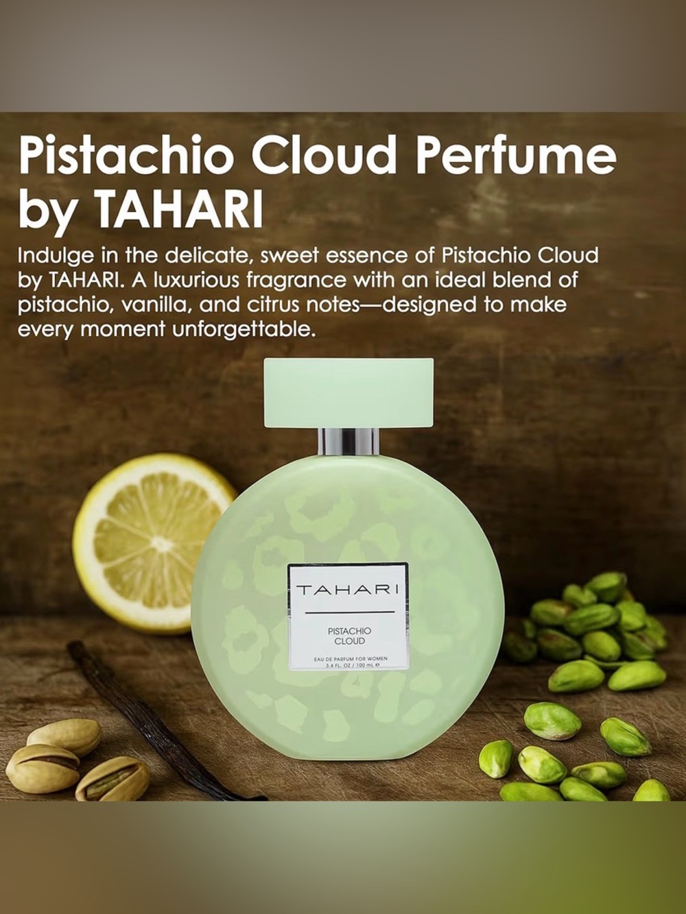 NEW! TAHARI Pistachio Cloud 3.4 Fl. Oz. - Picture 5 of 9